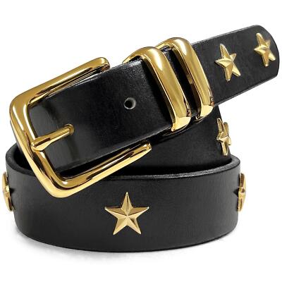 小物 puntovita Concho leather belt Puntvita Puntovita Concho Belt Leather Eyelets 70 White
