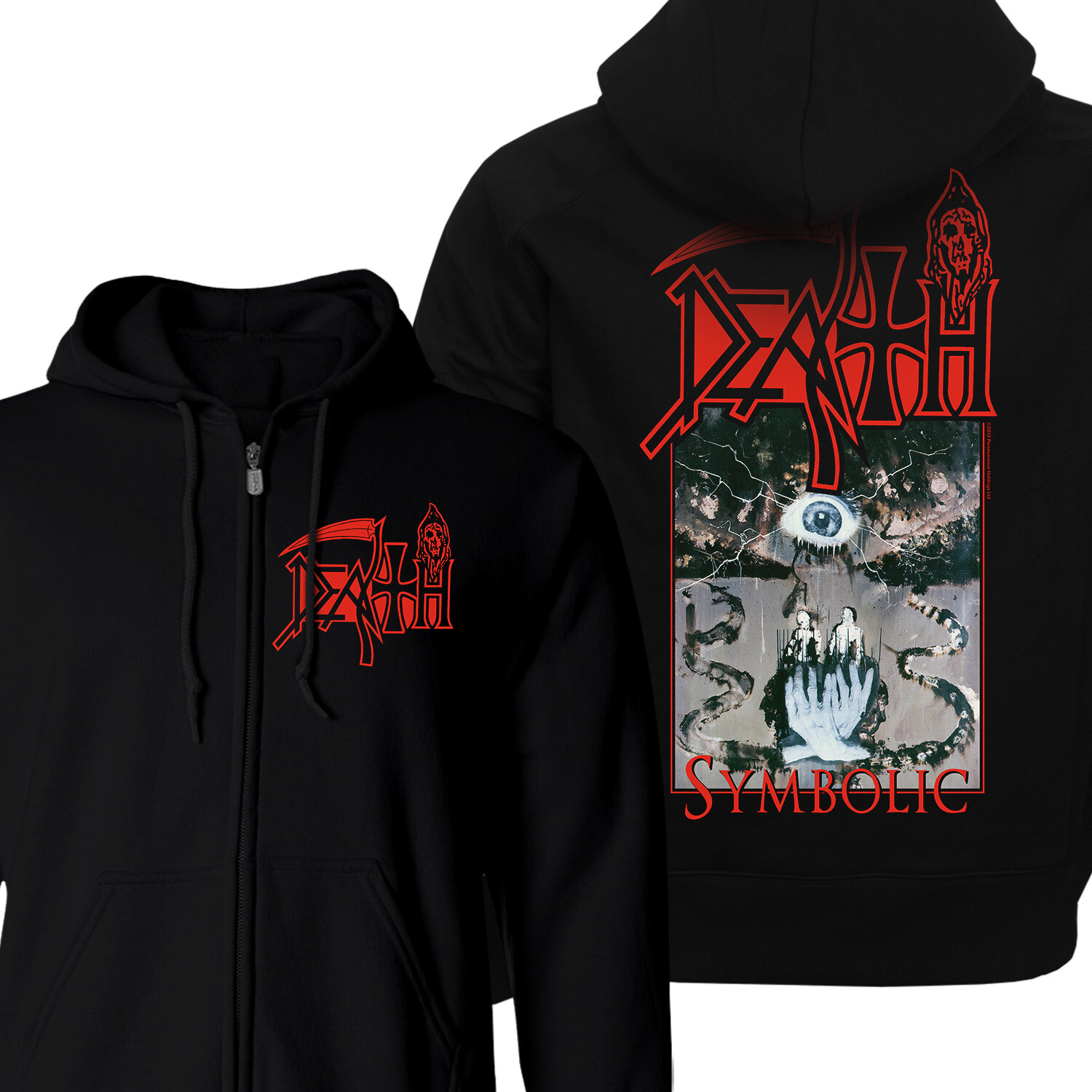 DEATH Symbolic Zip-Up Hoodie NEW! Relapse Records SS4248 | eBay