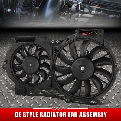 Для 05-11 Audi A6 3.2L 6-цилиндровый двигатель DOHC в стиле OE Вентилятор охлаждения радиатора в сборе