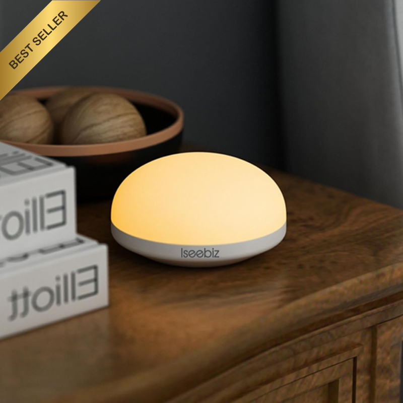 Rechargeable Wireless Touch LED Bedside Lamp Nursery