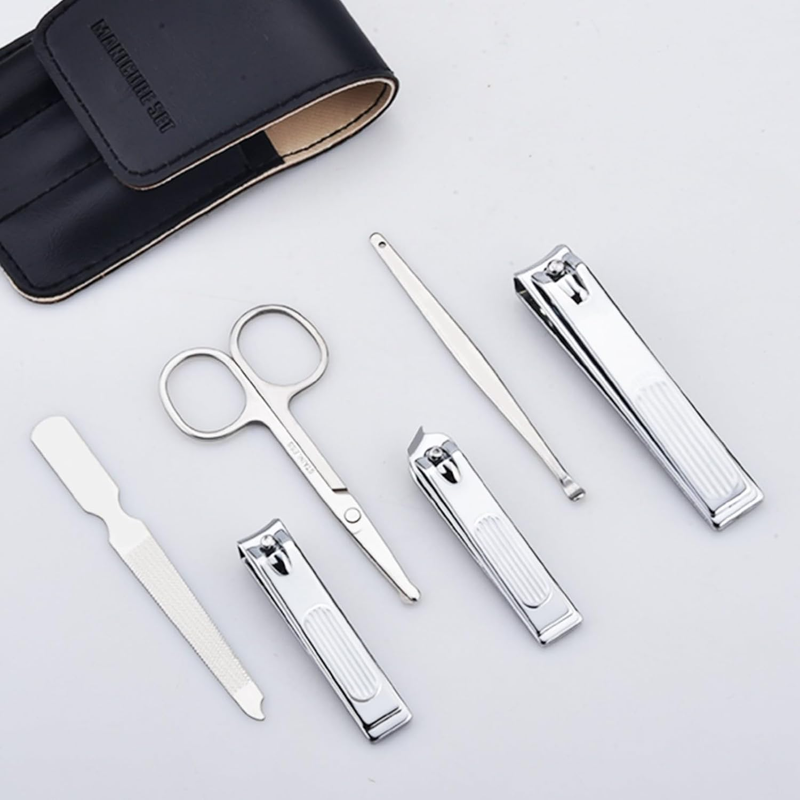 Nail Clippers Set Stainless Steel Manicure Kit Suitable for Travel, Home, Men an
