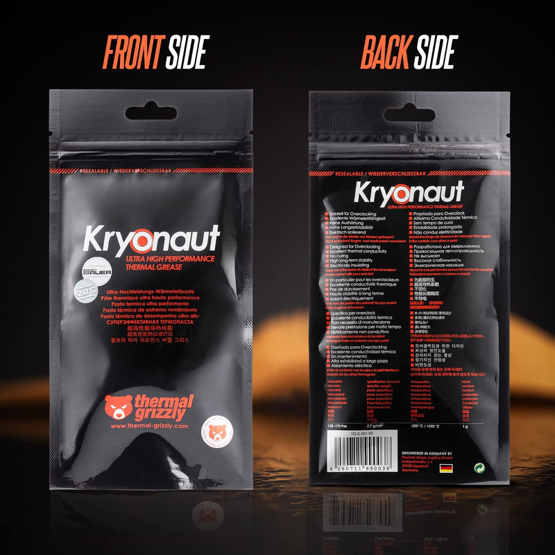 Thermal Grizzly Kryonaut - High Performance Thermal Paste for Cooling Processor