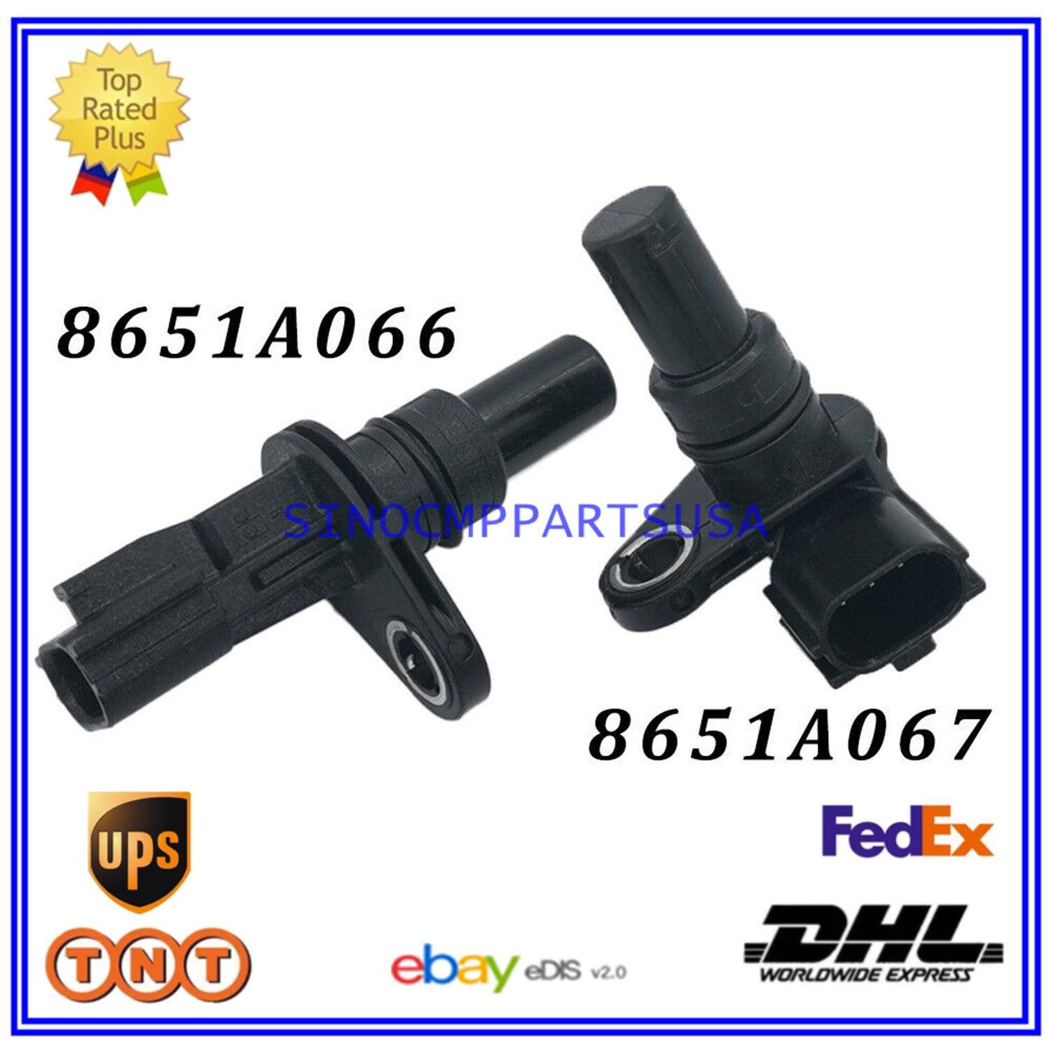 2PCS Input&Output Speed Sensor 8651A066 8651A067 For
