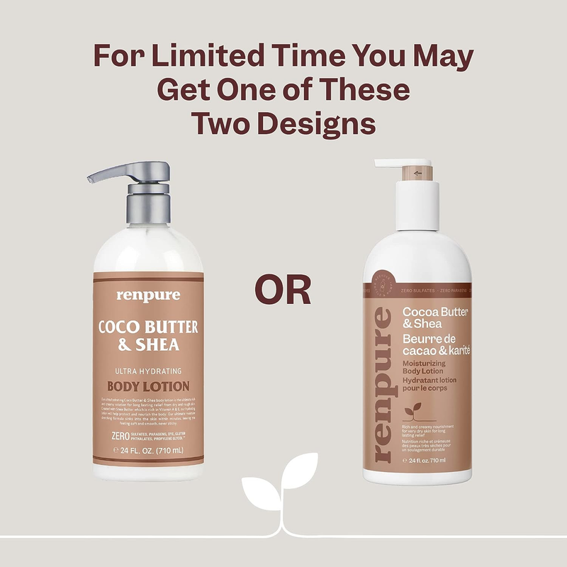 Cocoa Butter and Shea Ultra-Hydrating Body Lotion - Rich and Silky Formula