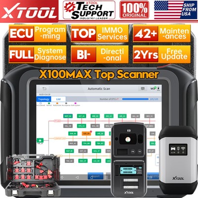 2024 XTOOL X100MAX Top Intelligent Diagnostic E%CU Online Programming Immo Tool
