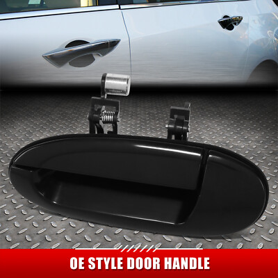 ДЛЯ 99-03 FORD TAURUS MERCURY SABLE ЧЕРНАЯ ГЛАДКАЯ РУЧКА ТЯГИ ЗАДНЕЙ ЛЕВОЙ БОКОВОЙ ДВЕРИ