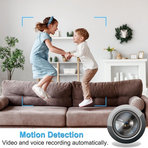 128G Spy Camera Hidden Camera Bluetooth Speaker with Night Vision 1080P Mini Cam - Image 5