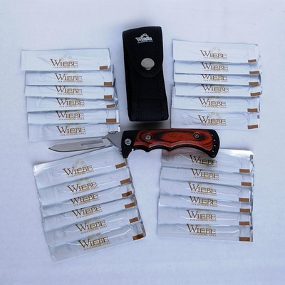 Wiebe Vixen Wicked Sharp Folding Scalpel Knife W/ 24 Replacement Blades