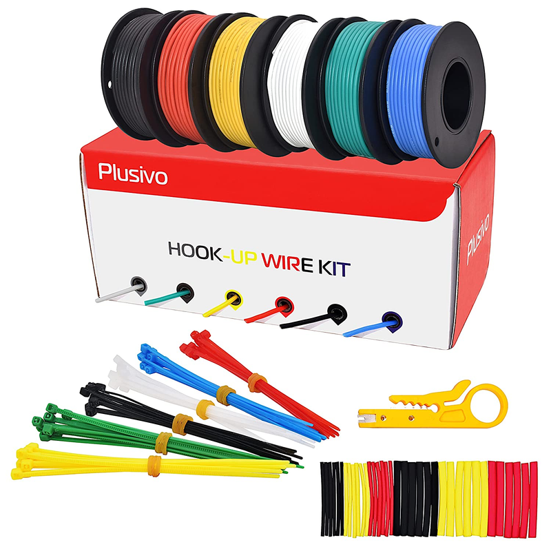 24 AWG Stranded Wire Kit &ndash; Silicone Coated Copper Wires 24
