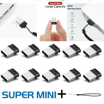 Lot 20Pack Mini USB Flash Drive 32GB 64GB USB Stick Memory Stick Thumb Drive