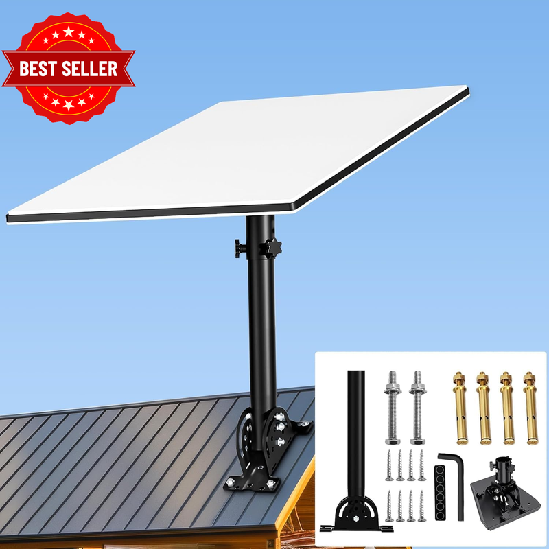Starlink Gen 3 Heavy Duty Pivot Roof Mount, Adjustable 160 Degree Tilt, Compatib