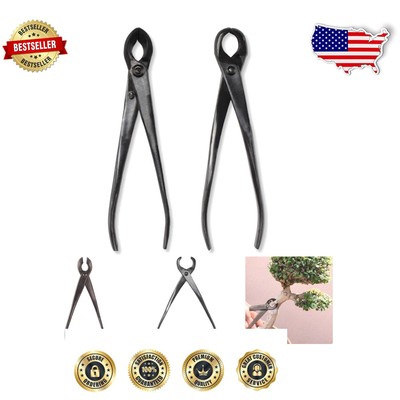 Lightweight Bonsai Tool Set: 8'' Concave & Knob Cutters for Precision Care