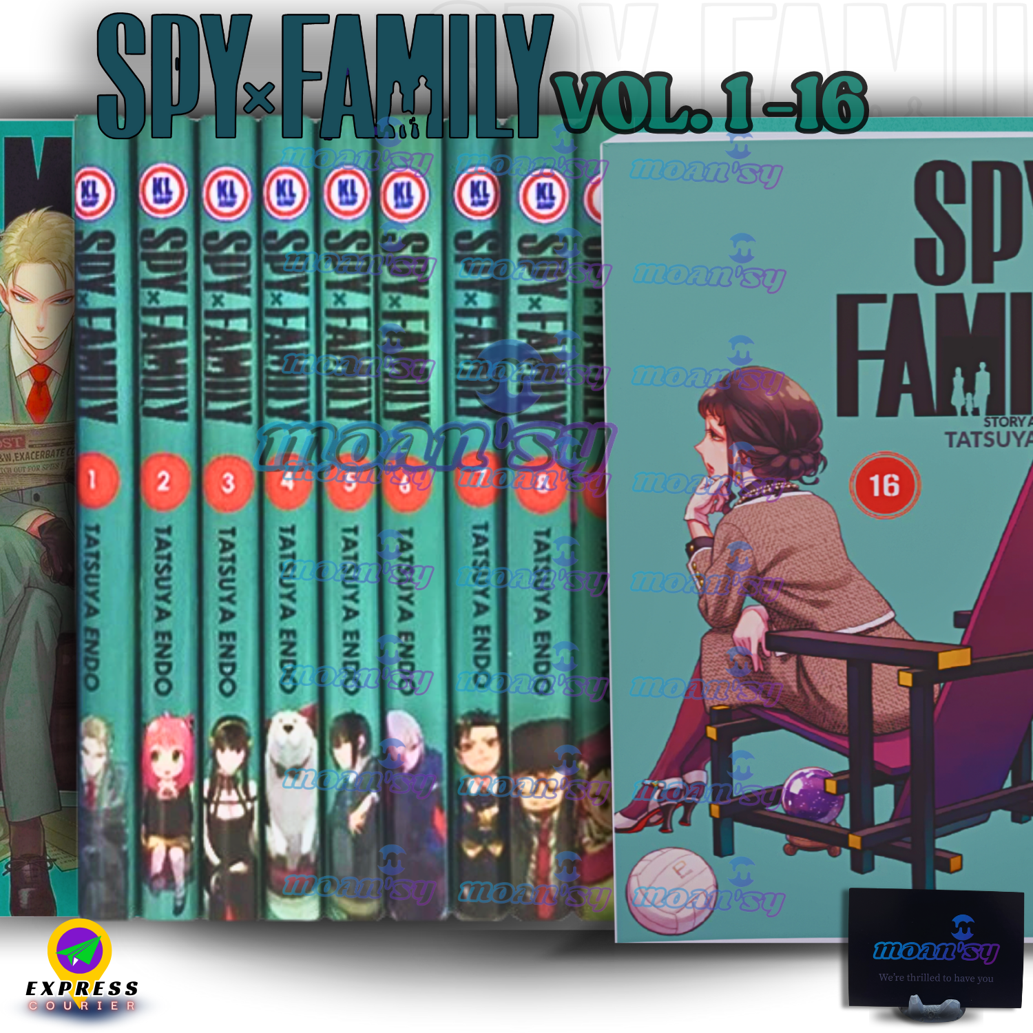 Spy x Family Vol 1-16 Manga English Full Set Comic Books New by