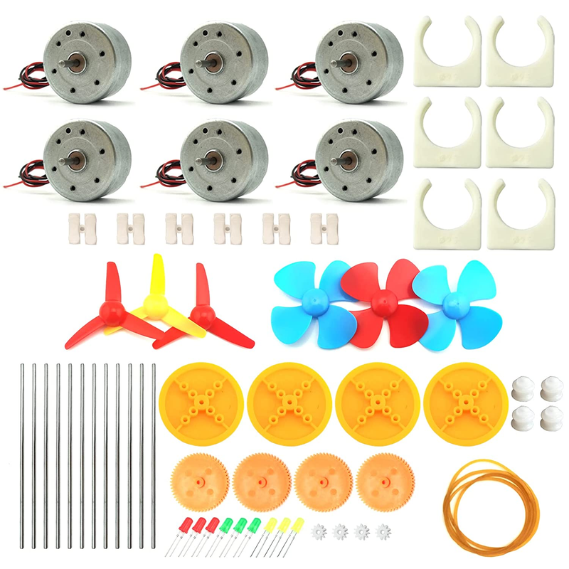 Mini Generator Motors with Propellers for DIY Electronic Toys