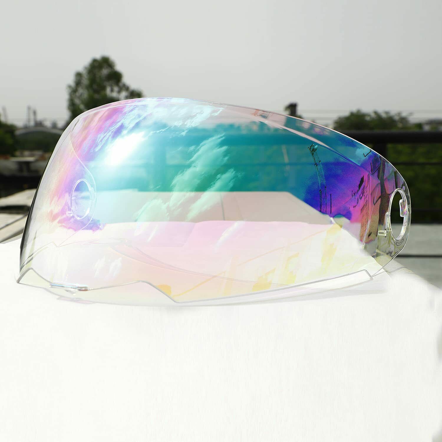 Helmet Visor Night Vision Rainbow Visor For Steelbird SBA-1 Model Helmets 