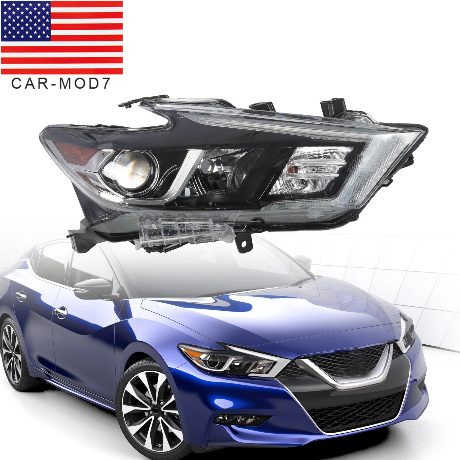 光様 For 2016-2018 Nissan Maxima SR Platinum LED Headlight