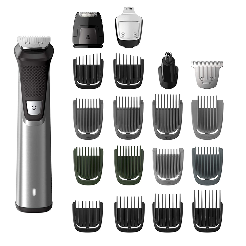 Philips  Multigroomer All-In-One Trimmer Series 7000, 23 Piece Mens Grooming Kit