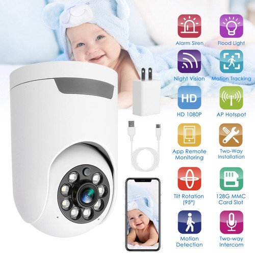 1080P WiFi IP Camera Pan Tilt Security Smart Surveillance Ca