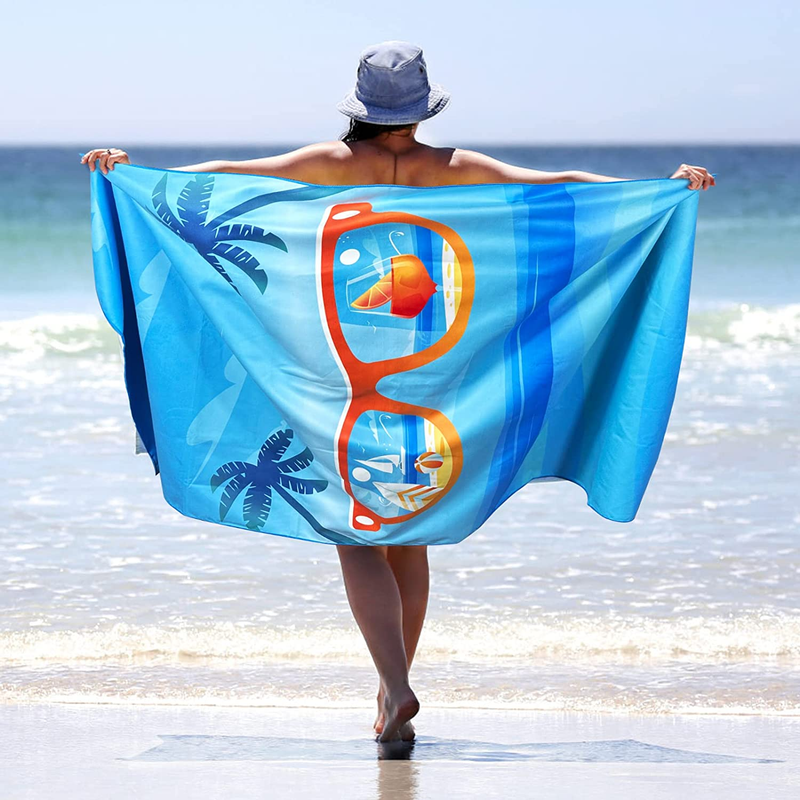 S For Adults - Quick Dry Lightweight Beach Towel - Oversiz