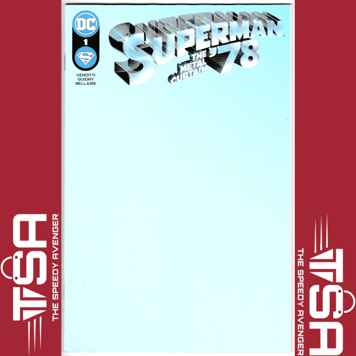 SUPERMAN '78 THE METAL CURTAIN #1 Blank Sketch Variant 2023 DC Comics