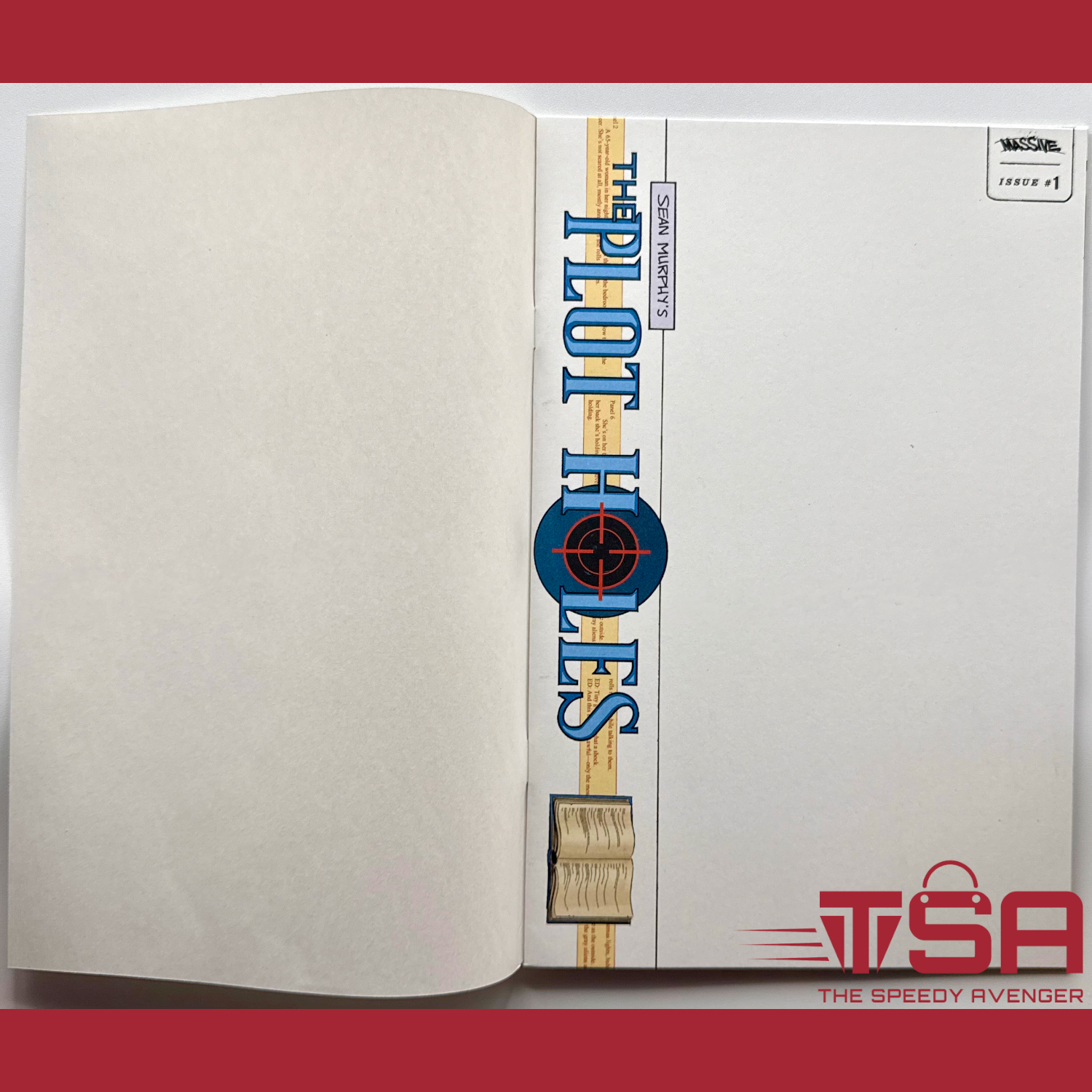 THE PLOT HOLES #1 Blank Sketch Variant 2023 Massive Whatnot Sean Gordon Murphy