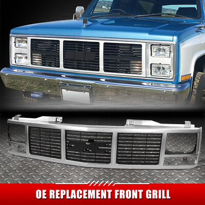 [Горизонтальные планки] Для хромированной решетки радиатора GMC C/K Suburban Yukon 88-93 GMC C/K в стиле OE