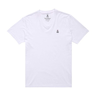 

Мужская классическая футболка с v-образным вырезом Psycho Bunny, T-Shirt