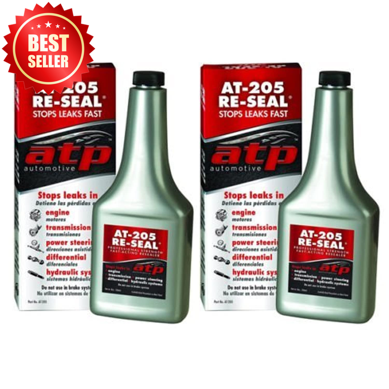 2 Pack 8 OZ Automotive Seal Leak Stopper Fluid Power Steering Transmission US