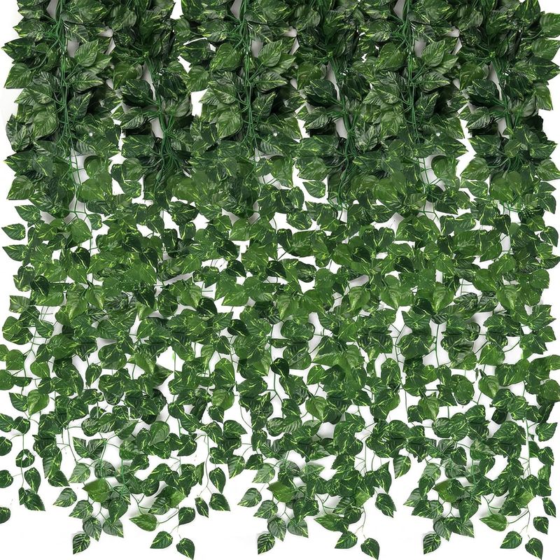 Fake Vines for Room Decor 24 Pack 168Ft Artificial Ivy Greenery Garland for Bedr