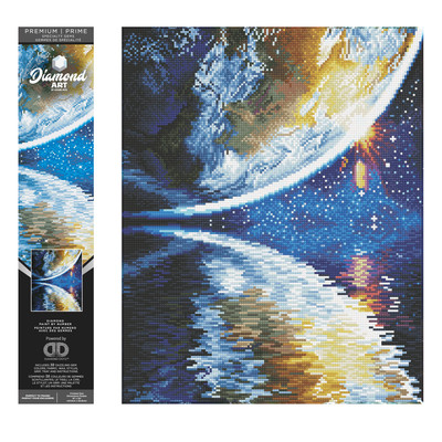 DIAMOND ART BY LEISURE ARTS Reflection, 16''x20'', Advanced Diamond Painting Kits