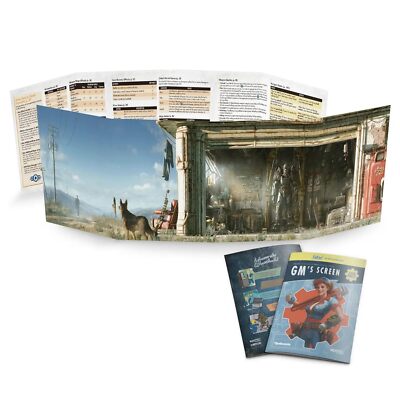 Modiphius Entertainment: Fallout: The Roleplaying Game - GM Screen + Booklet + F
