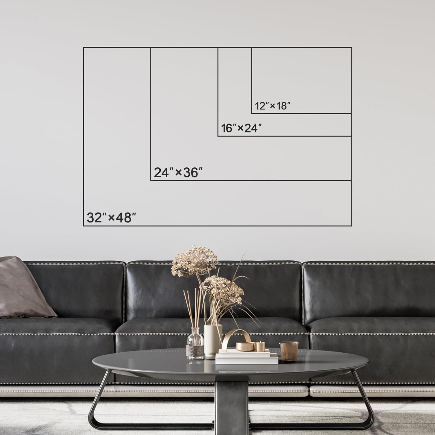 Wall26 Wall Art Canvas Print Misty Pine Forest Photography Art Decor