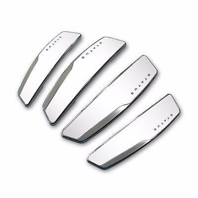 Union Jack European Car Slim Door Edge Guards Bumper Protector Molding 4pcs