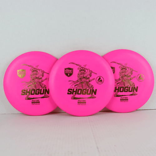 Disc Golf Putter Pack Dismania Active Shogun Bulk Lot of 3 Discs Pink