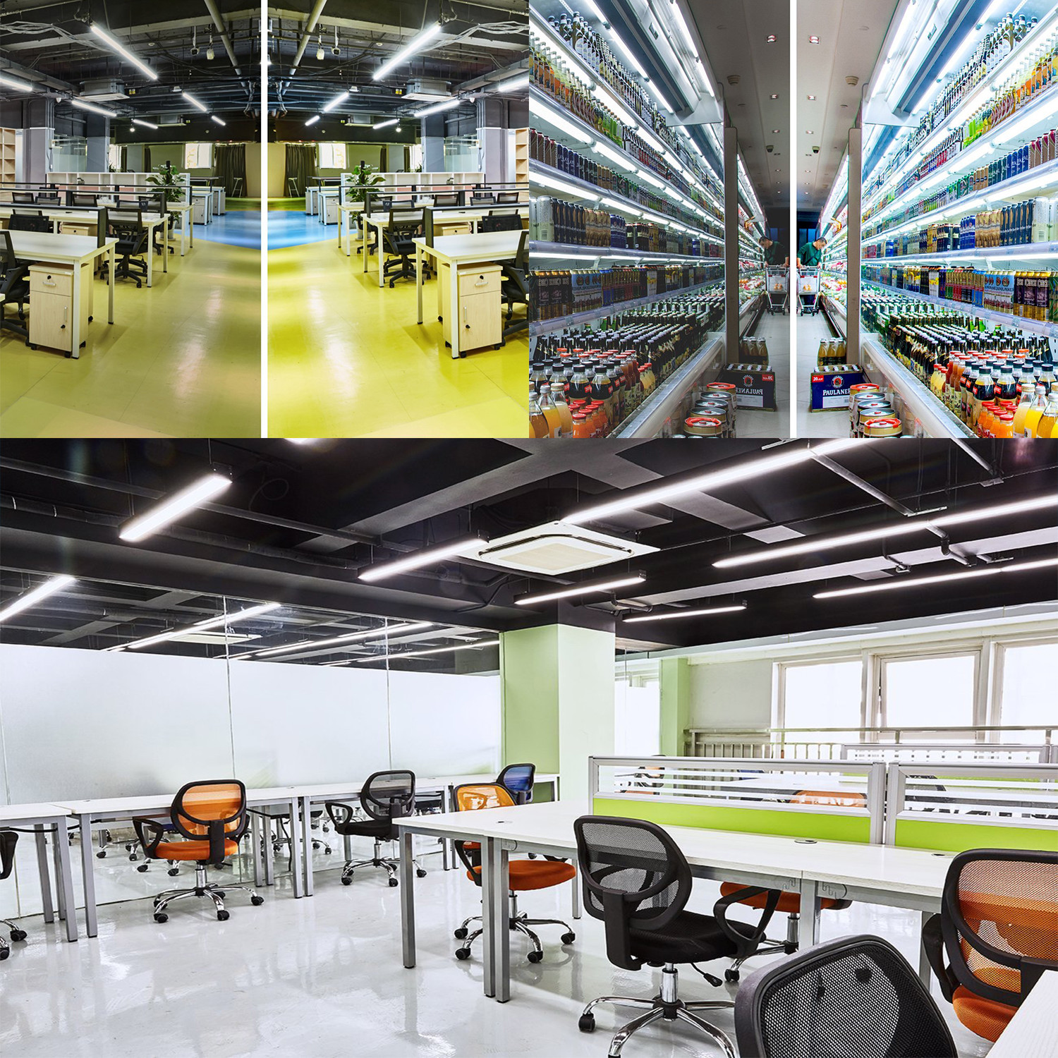 10-100 PACK LED G13 4FT 4 Foot T8 Tube Light Bulbs 18W 6000-6500K Cool White 