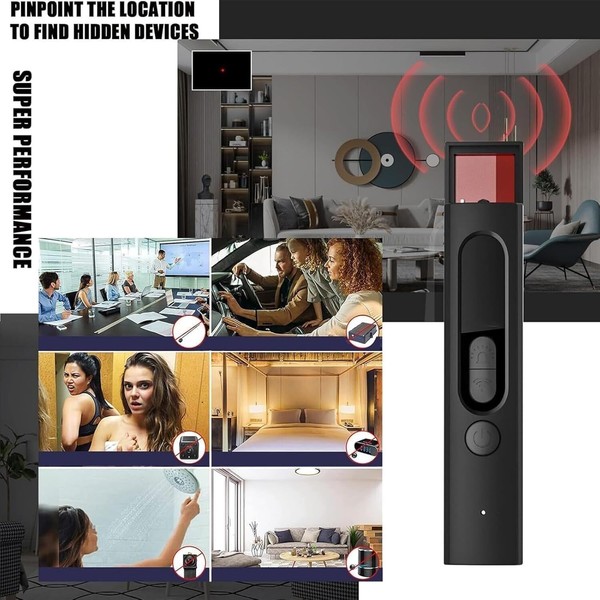 1 Anti-Spy RF Signal Detector Hidden Camera GSM Audio Bug Finder Scanner Tracker - Image 5