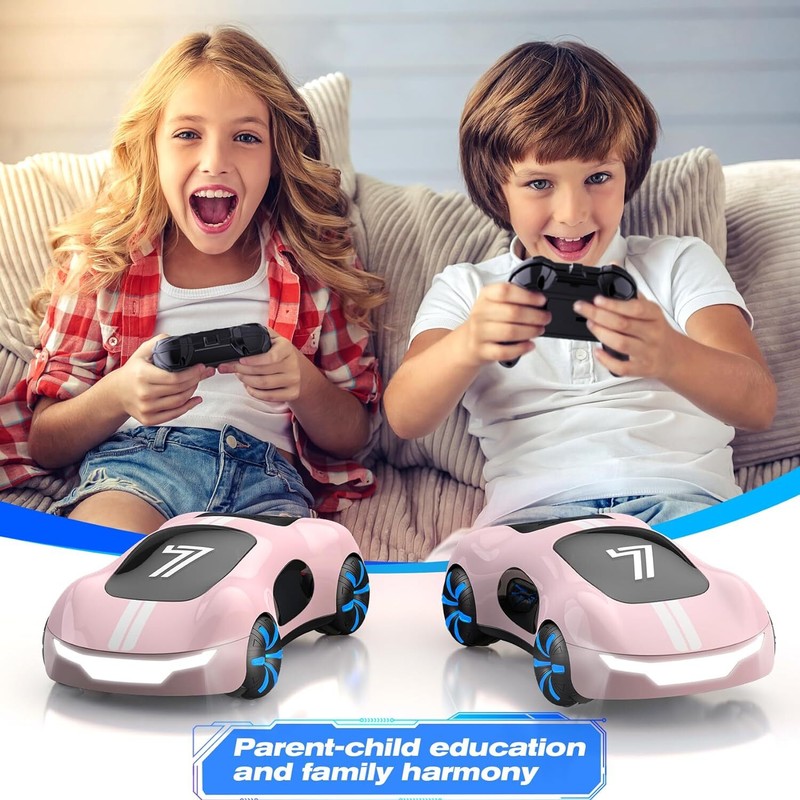 Gesture Sensing RC Stunt Car: Light Spray, Sound, 2.4GHz, 360&deg; Rotate