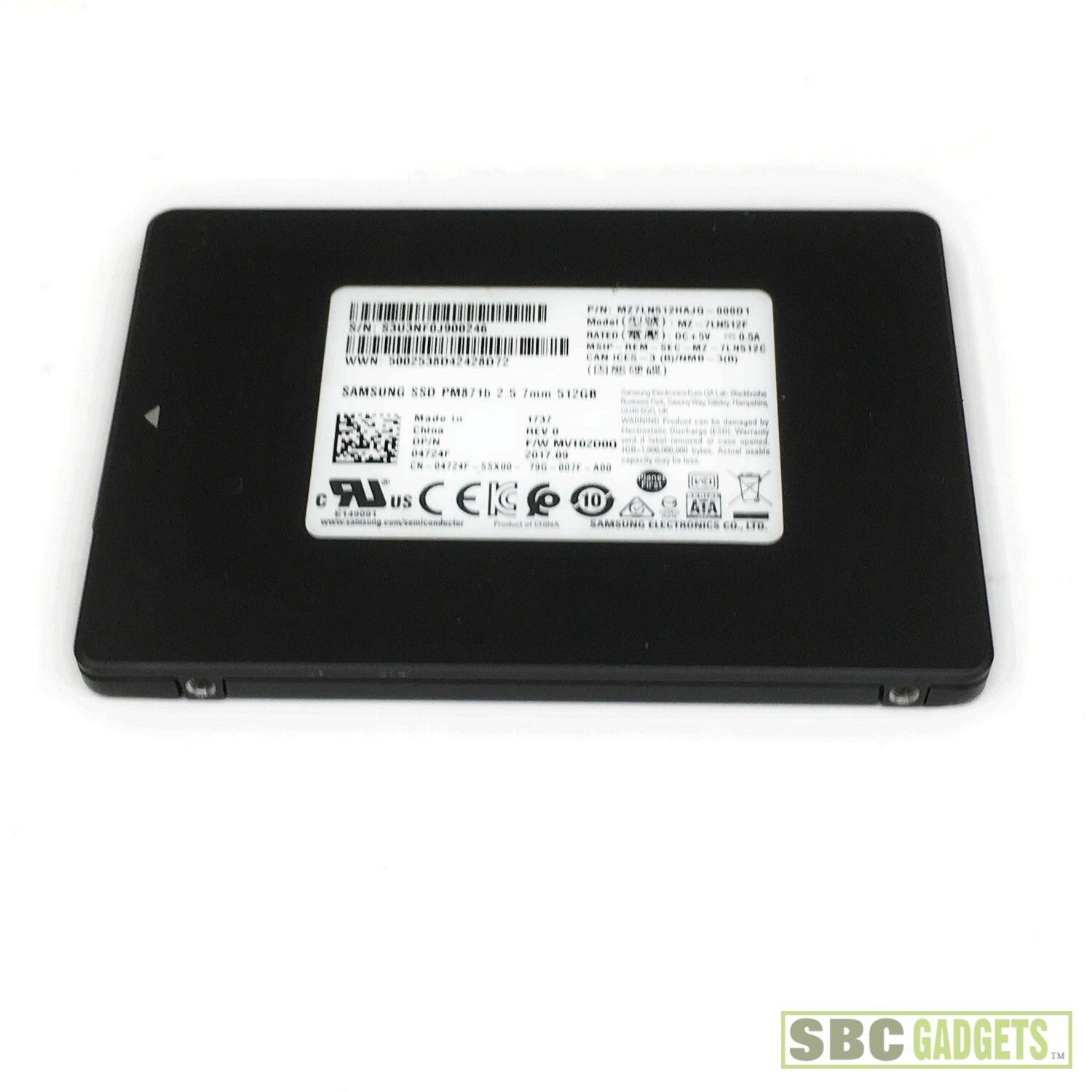 Samsung PM871b 512GB SATA 2.5
