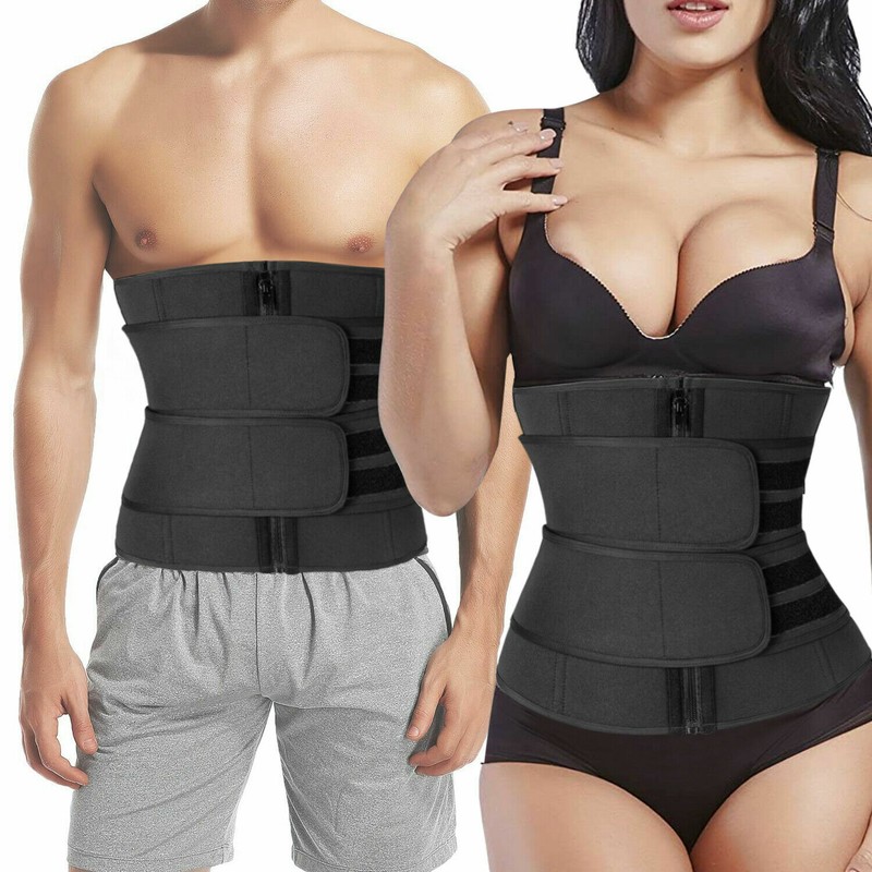 Women Sauna Sweat Waist Trainer Corset Weight Loss Body Shaper Yoga Slimmer Belt