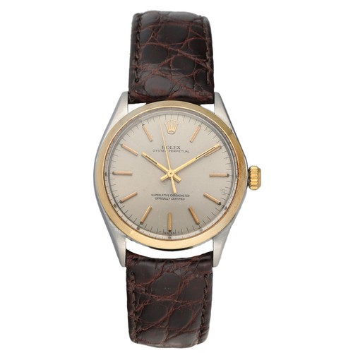 【美品】THE VINTAGE ROLEX Rolex Oyster Perpetual 14k Gold Mens Automatic Watch 1003