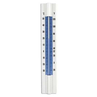 12.2045 La Crosse Technology TFA Aluminum Indoor/Outdoor Analog Thermometer