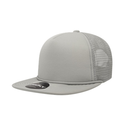 Decky 5 Panel High Profile Structured Foam Trucker - 223