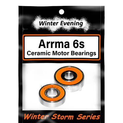Arrma BLX 100/120/185/All Arrma 6s Models - Motor Bearings | Stainless + Ceramic