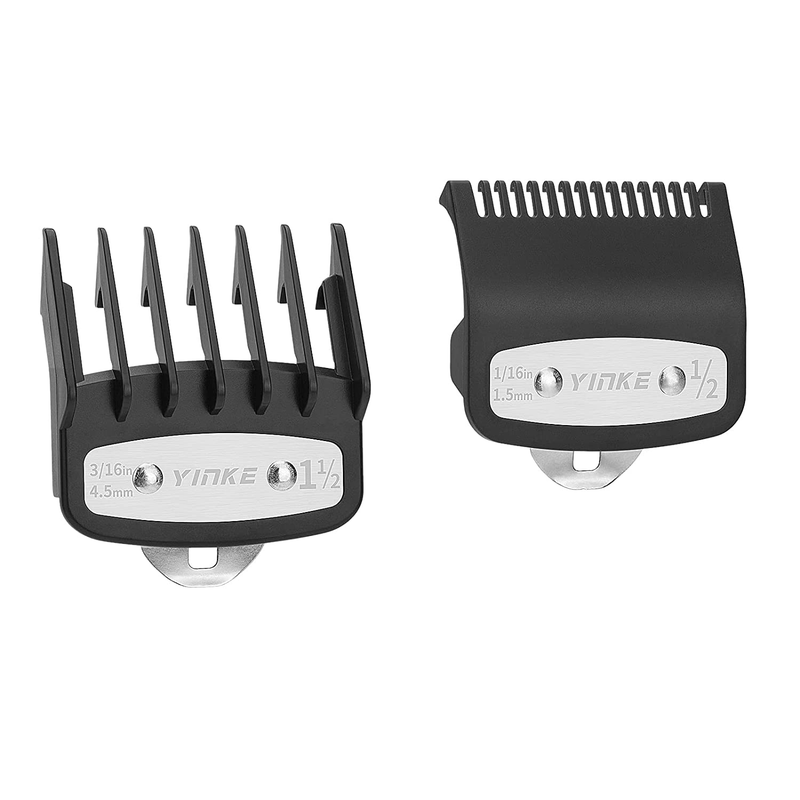 Yinke Clipper Guards for Wahl Clippers, Hair Trimmer Guide Combs with Metal Clip