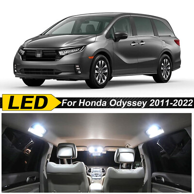 20x White Interior LED Light Package Kit for 2011 - 2020 2021 2022 Honda Odyssey