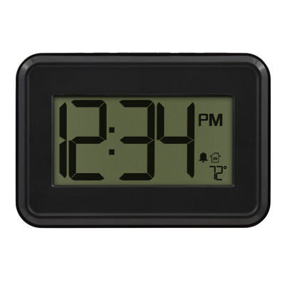 M80307 La Crosse Technology Digital Wall Clock with IN Temperature & Timer