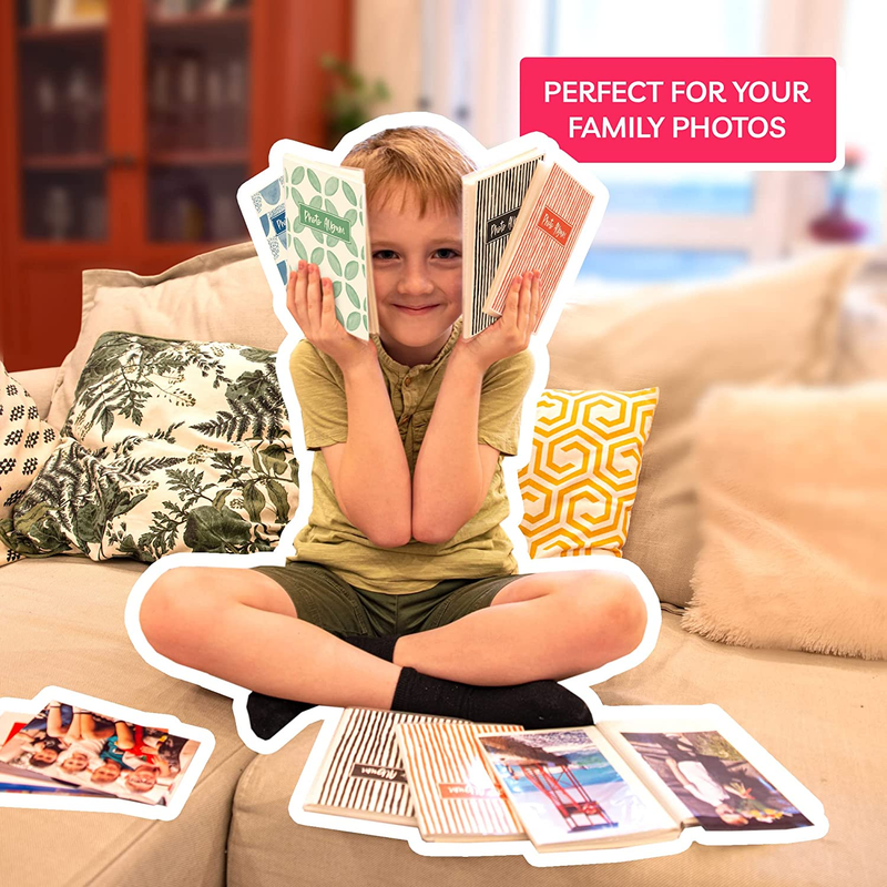 (Set of 8) 4X6 Photo Albums - Small Photo Album 4X6 - Mini Photo Album - Photo B