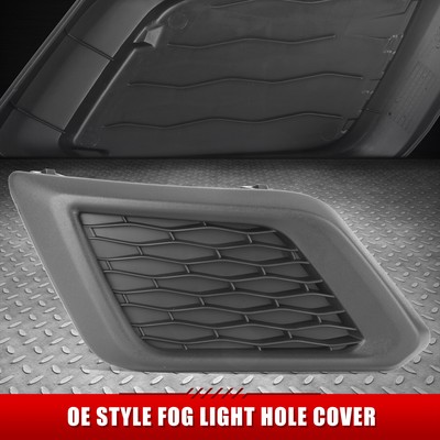 Для 14-16 Nissan Rogue OE Style Матово-черная крышка противотуманной фары с левой стороны водителя