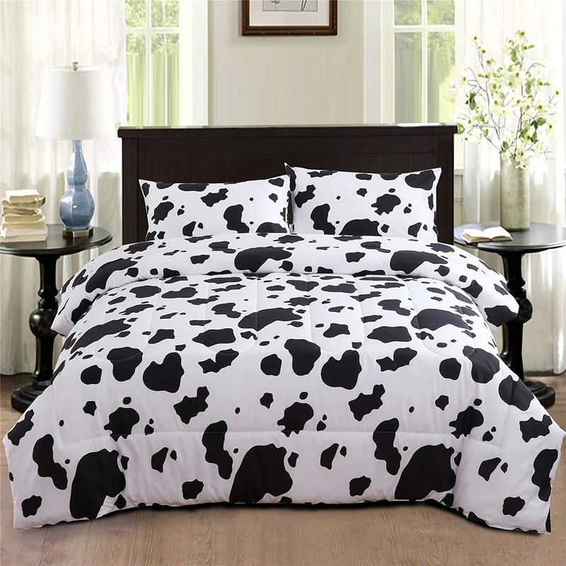 Queen Size Black And White Reversible Geometric