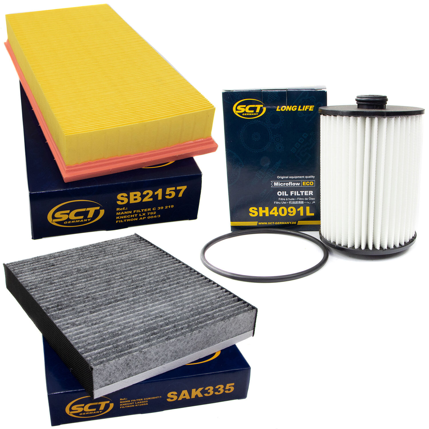Package d'inspection Filterset SCT pour Porsche Cayenne VW Touareg 3.6 92A 280 300 PS